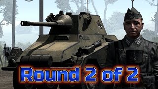 Gates of Hell Ostfront  Quicksixhatch v BISHOP 1v1 Zones Round 2 [upl. by Kling890]