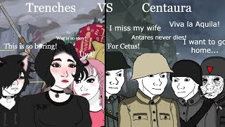 Basically Trenches VS Centaura  World War I [upl. by Ssidnac]