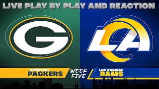 Packers vs Rams Live Play by Play amp Reaction [upl. by Ardy]