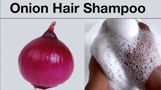 Onion Hair And Scalp Cleansing Shampoo Only 5 Ingredients [upl. by Mulvihill]