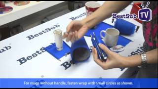 How to use sublimation mug wraps from BestSub [upl. by Thorley]