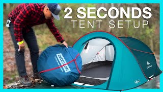 Quechua 2 Second Tent Review  Fall Camping in the George Washington amp Jefferson National Forest [upl. by Lenoyl]