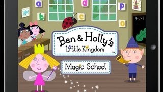 Ben amp Hollys Little Kingdom  Magic School App review on iPad mini [upl. by Ahsrop]