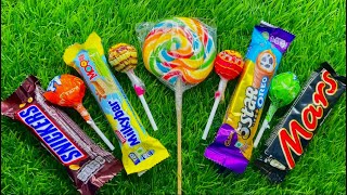 Candy Lollipops and Sweets 🍫🍭 Yummy Rainbow Lollipops Unpacking  ASMR  Satisfying Twix Video 🍬🍡 [upl. by Brenza513]