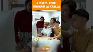 5 étapes pour immigrer au Canada [upl. by Oirevlis244]