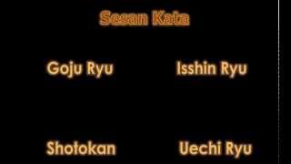 Sesan Seisan Seishan Hangetsu Kata Synchronized [upl. by Chafee]