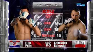 KSW 56 Filip Pejić vs Sebastian Rajewski brutalny nokaut [upl. by Madelena]