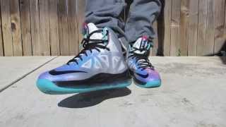 Nike Lebron X 10 quotPure Platinumquot  quotReEntryquot [upl. by Aytac]