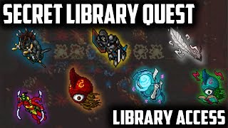 The SECRET LIBRARY quest  LIBRARY ACCESS [upl. by Pardner]