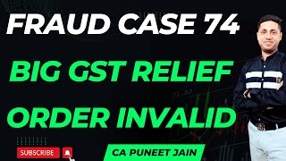 Section 74 GST Penalty BIg Relief Order 2024 GSt me Badi rahat [upl. by Eerised938]