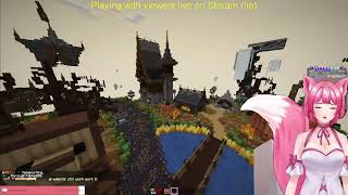 LIVE ON MY NEW SMP SERVER  MINECRAFT SURVIVAL 23 BedrockJava Server IP [upl. by Caraviello152]