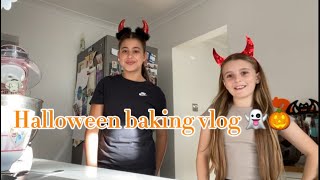 Halloween baking vlog 👻🎃 [upl. by Iddet707]