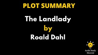 Plot Summary Of The Landlady By Roald Dahl  The Landlady Short Story Summary  By Roald Dahl [upl. by Ysiad]