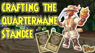 Wizard101 CRAFTING the STALLION QUARTERMANE STANDEE [upl. by Atinra]