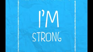 Im Strong  Lyric Video Original [upl. by Ashla]