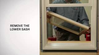 Replacing the Sash on 400 Series TiltWash DoubleHung Windows  Andersen Windows [upl. by Geer]