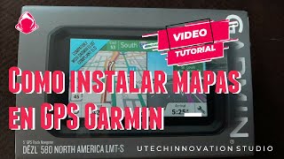 COMO INSTALAR MAPAS EN GPS GARMIN FACIL Y RAPIDO en 5 minutos  MIKE STUDIO [upl. by Hnib]