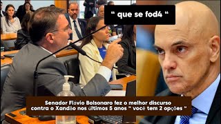 Urgente 🚨 olha o que o Senador Flávio Bolsonaro falou para o Alexandre de Moraes “ que se fda “ [upl. by Esra]