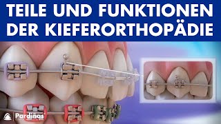 Kieferorthopädie – Teile und Funktionen der Zahnspange © [upl. by Akelahs]