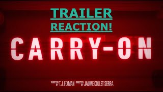 CARRY ON TRAILER REACTION NETFLIX [upl. by Anaihr]