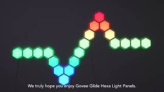 Update How to Install Govee Glide Hexa Light Panels [upl. by Nonnel]