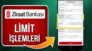 Ziraat Bankası Kart Limiti Arttırma  Limit Düşürme Ziraat Mobil [upl. by Alyled]