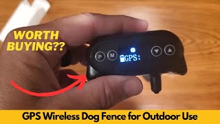 GPS Wireless Dog Fence for Outdoor Use  Worth Buying [upl. by Claudelle]