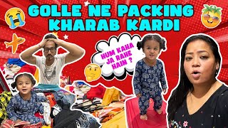 Golle Ne Packing Kharab Kardi 🧳😩😯  Bharti Singh  Haarsh Limbachiyaa  Golla [upl. by Aynom]