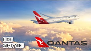 Qantas Flight Safety Demo Video 2020 [upl. by Aklim]