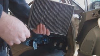 Cabin Pollen Odour filter replacement  Ford Fiesta Mk7 2008 on [upl. by Mcdougall]