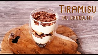 Tiramisu au chocolat  Recette facile et rapide [upl. by Millburn139]