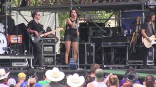 Jana Kramer performs at Country Stampede 2014  Day 4 [upl. by Shoshanna]