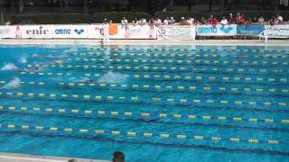 Niccolò Beni  Record Italiano 100 farfalla  5° Meeting Internazionale Firenze [upl. by Airekal]