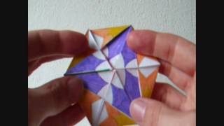 papercraft  flexagon  tetradodecaflexagon  dutchpapergirl [upl. by Rases180]