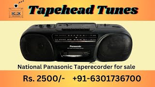 Sold out Panasonic Tape for sale Rs2500 916301736700 oldisgold radio fm cassette music [upl. by Costanzia]