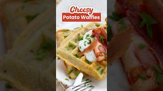 Cheesy Potato Waffles  The Ultimate Savoury Breakfast [upl. by Mccollum]