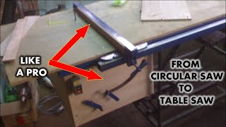 DIY TABLE SAW HOMEMADE [upl. by Eslud]