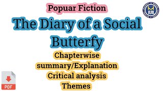 Summary of Diary of a Social Butterfly by Moni Mohsin [upl. by Winston]