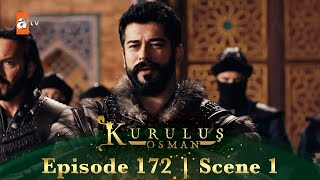 Kurulus Osman Urdu  Season 4 Episode 172 Scene 1  Ab yeh takht Sultan Mesud ka hoga [upl. by Yanahs546]