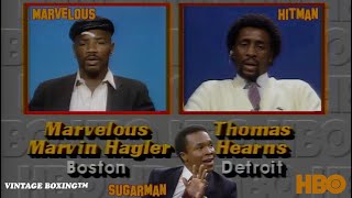 Marvelous Marvin Hagler vs Thomas Hearns HBO Replay 1080p 60fps [upl. by Bowen]