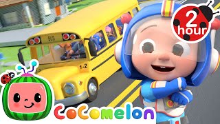 Wheels on the Spooky Halloween Bus 🚌 CoComelon Nursery Rhymes and Kids Songs  After School Club [upl. by Enilrahc]