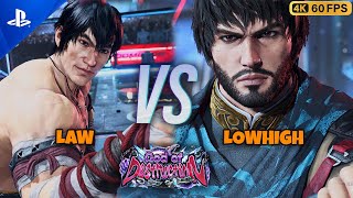 LAW VS LOWHIGH🔥T8 🔥  High Ranked Matches  Tekken 8 High Level Gameplay  Tekken Replays [upl. by Liederman]