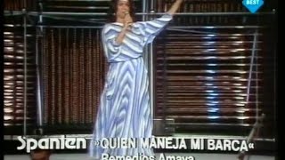 Remedios Amaya  ¿Quién maneja mi barca Eurovision Song Contest 1983 SPAIN [upl. by Acireit]