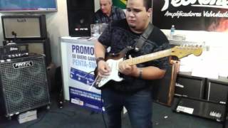 Césario filhoFar beyond the sunLive stand PedroneExpomusic 2015 [upl. by Kasey]