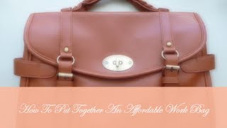 How To Put Together An Affordable Mini Workbag Using TMART Items [upl. by Ruthven314]