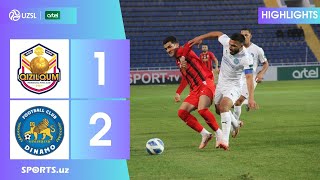 Qizilqum 12 Dinamo Penalti chiroyli gollar qiziqarli va xavfli vaziyatlar HIGHLIGHTS [upl. by Gwenore927]