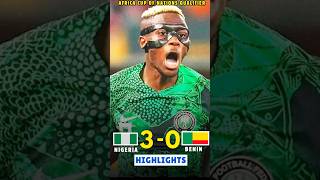 Nigeria vs Benin 30 Highlights amp All Goals 2024 shorts football fotebol [upl. by Ttelracs]