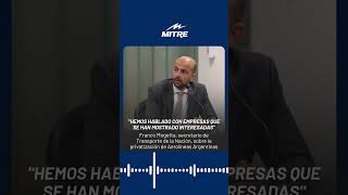 Franco Mogetta secretario de Transporte sobre la privatización de Aerolíneas Argentinas [upl. by Serra462]