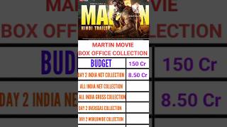 Martin movie 2nd day box office collection Martin movie collection martin trendingshorts [upl. by Aihsile536]