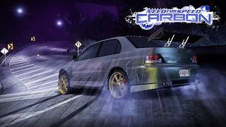 Lancer EVO MR  Canyon Drift 3594680 Pts  NFS CARBON [upl. by Ehud]